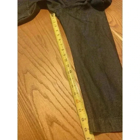 Eskandar Denim Jacket Coat Blouse Size 0 Blue Jean 100% Cotton Chore Boxy Blazer - Picture 6 of 8